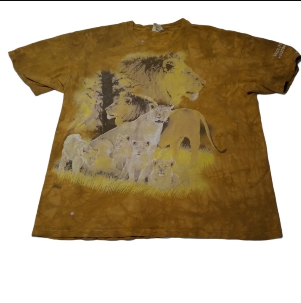 RARE* VINTAGE The Mountain Shirt Lion Pride Sz XL